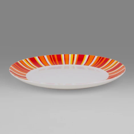 Тарелка плоская Фортуна оранж 25 см арт. 654 654 Royal Aurel