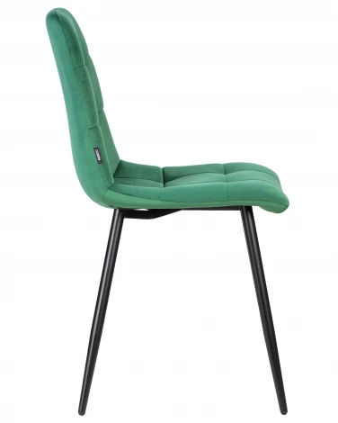 Стул обеденный DOBRIN CHILLY (Темно-зеленый Holland 30, основание черное)