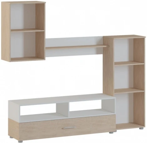 Готовая гостиная Алваро (Алваро дуб сонома / белая) Woodville арт.398916