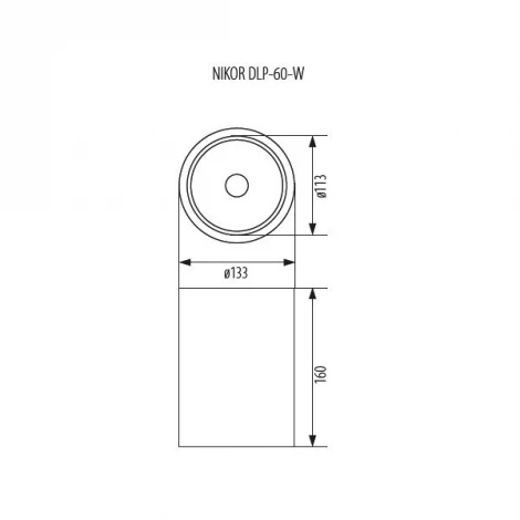 Накладной светильник Nikor Dlp 7210 (220V)