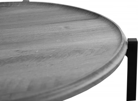 Стол журнальный BeautyStyle 21 орех гикори grey/черный от фабрики Mebelik