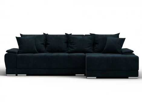 Диван угловой Лига-119 угол правый (ДСП,Брус,Фанера,ЛДС,Велюр/Графит) Лига Диванов 137098