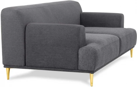 Диван Portofino 2-х местный ОГОГО (арт.753136), (Велюр/Серый)