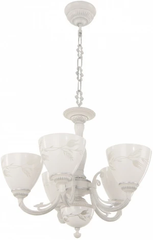 Подвесная люстра Arte Milano AM343659 343659/5 WT+SL (220V, на цепи)