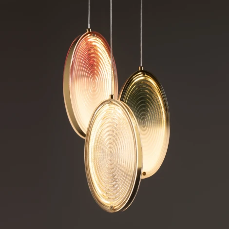 Подвесной светильник Freya Lolli FR6139PL-L24BS (LED, 220V, на проводе, круглые)