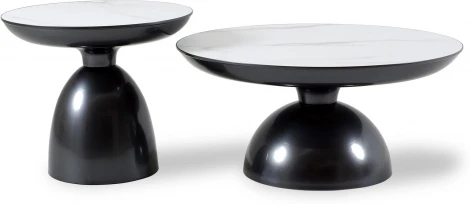 Столик журнальный Nofon major (Керамика/Белый,Черный) ОГОГО Обстановочка! арт.888830