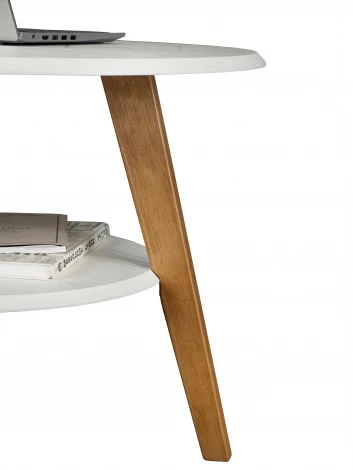 Стол журнальный BeautyStyle 17 белый/бук от фабрики Mebelik