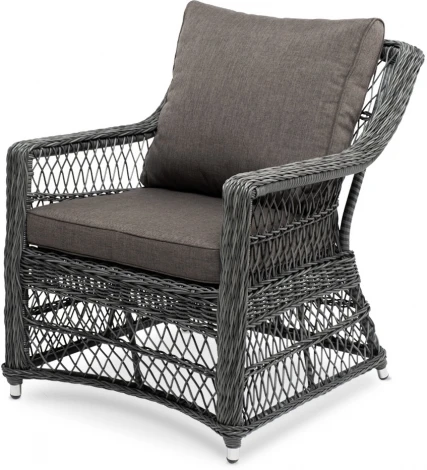 "Гранд Латте" кресло из искусственного ротанга, цвет графит 4SIS арт.УТ-00003064