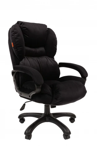 Кресло Chairman Home 434 Россия ткань Т-84 черный (черный пластик)