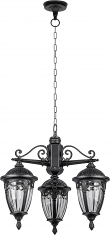 Уличный светильник подвесной Oasis Light FES 86370 3 02 Bl (220V, на цепи, фонарь, IP44)