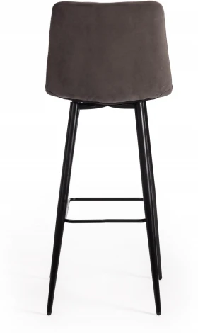 Стул барный CHILLY (mod.7095б) / 1 шт. в упаковке (Ткань,Металл /Темно-серый,Черный)