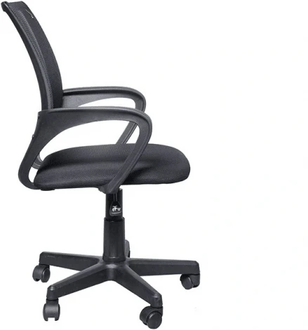 Кресло King Style 695 LT Black / PMK 001.224 (пиастра, крестовина пластик) (ткань-сетка, ткань TW, черный / черный)