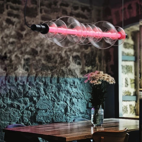 Подвесной светильник Zoom L140 ImperiumLoft Zoom01 (202712-23) (LED, 220V, на тросе, шар, бусы)