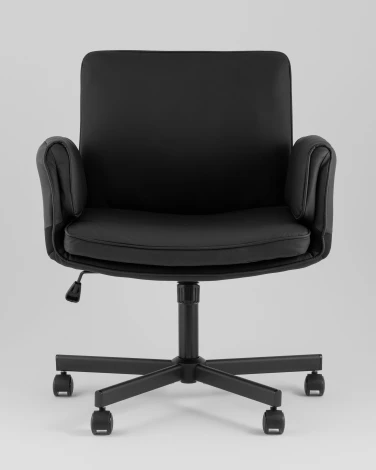 Кресло офисное TopChairs Foldo с откидными подлокотниками черное TopChairs УТ000042107