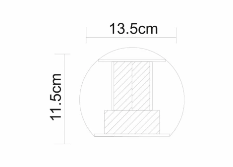 Архитектурная подсветка Arte Lamp Rullo A1415AL-1GY (LED, 220V, IP54)
