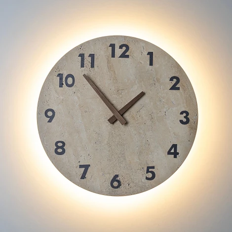 Настенный светильник светодиодный с часами Citilux Mares CL246016