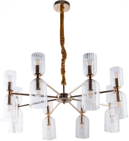 Подвесная люстра Arte Lamp Charm A1623LM-16GO (220V, на цепи)