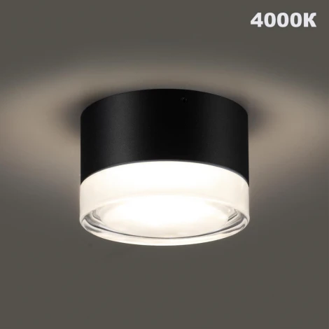 Потолоный уличный светильник с переключ. цветовой температуры Novotech Estima 359715 черный IP65 LED 12W 100-240V 2700К\3200К\4000К