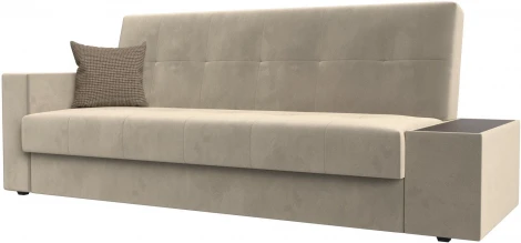 Диван-книжка Лига-020 стол справа (Бежевый,Корфу 03/Микровельвет) Лига Диванов арт.118517