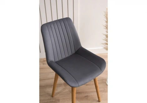 Стул деревянный Седа 360 темно-серый (zd 995) / светлое дерево np 632386