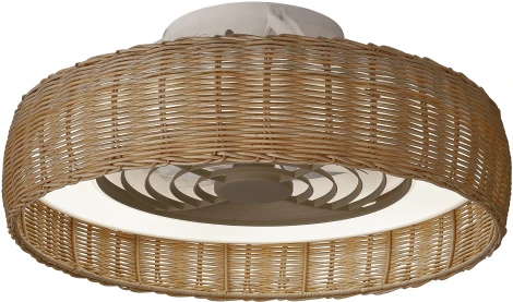 Потолочная люстра светодиодная с вентилятором Mantra Kilimanjaro 8226 (регулировка яркости, 220V, пульт управления, круглые, IP44)