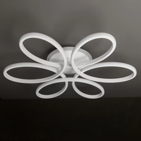 Потолочная люстра RGB Citilux Сезар Смарт CL233A170E (LED, 220V, умный дом - Алиса, Маруся, Сири, цветы)