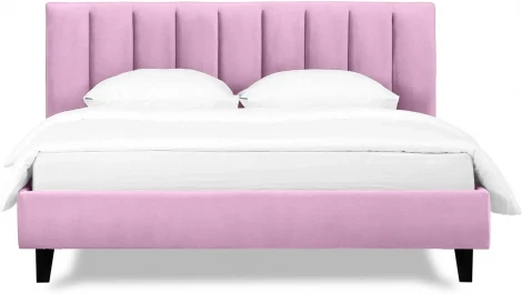 Кровать Queen II Sofia L 1600 ОГОГО (арт.577522), (Ткань/Сиреневый)