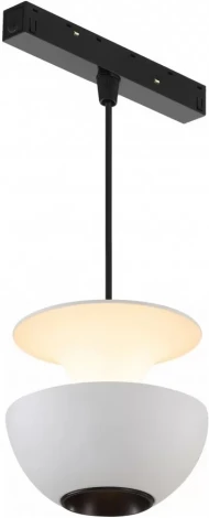 Трековый магнитный светильник 48V iLedex Vision48/22 4822-012-D80-6W-38DG-3000K-WH