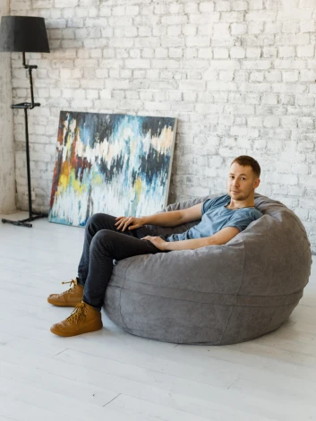 Кресло Dreambag Софт 100*100 (Серый) 3036801