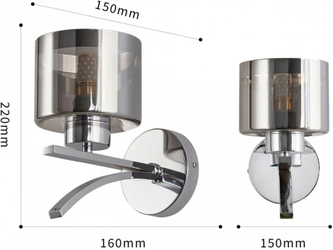 Бра Arte Milano Neapolis-78207 278207/1B Ni (220V)
