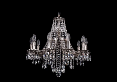 Подвесная люстра Bohemia 1771 1771/10/190/B/NB