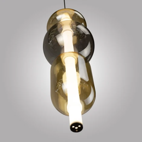 Подвесной светильник светодиодный AM Group AM493 AY (220V, на проводе, бусы)