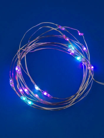 Гирлянда Uniel ULD-S0200-020/DTB/3AA/RC RGB IP20 DEW