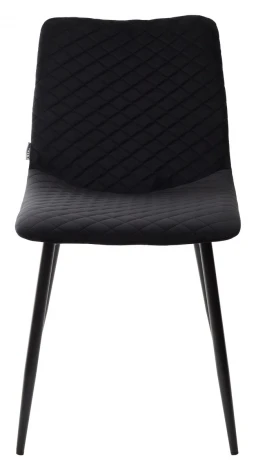 Обеденный стул M-City TINTIN BLUVEL-19 BLACK / черный каркас
