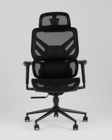 Кресло офисное TopChairs Structo черная сетка Stool Group УТ000042055