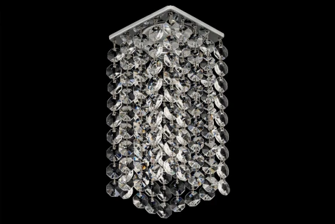 Встраиваемый светильник хрустальный Dio D'Arte Tayo Nickel GU10.5.14.8x8.110 N (220V)