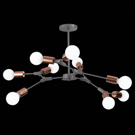 Потолочная люстра на штанге Evoluce Palare SLE106403-09 (220V, молекулы)
