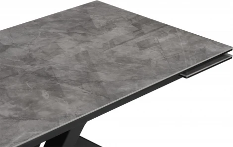 Керамический стол Бронхольм 140 (Бронхольм 140(200)х80х77 baolai / черный) Woodville арт.588062