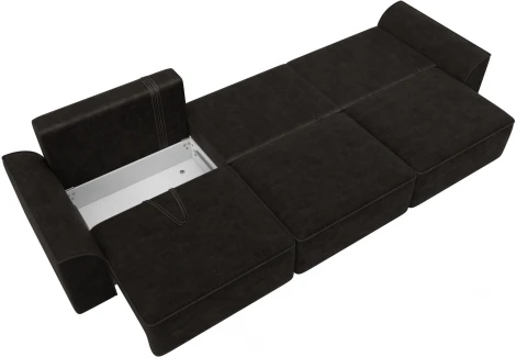 Диван прямой Лига-048 НПБ Лонг Лига Диванов (Велюр) арт.128248