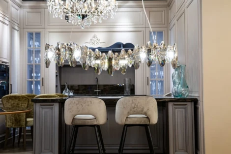 Подвесной светильник Stecciato L92406.92 (220V, хрусталь, на тросе)