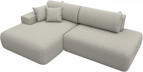 Диван угловой Лига-036 НПБ Модерн левый угол Лига Диванов (Рогожка) арт.125472L