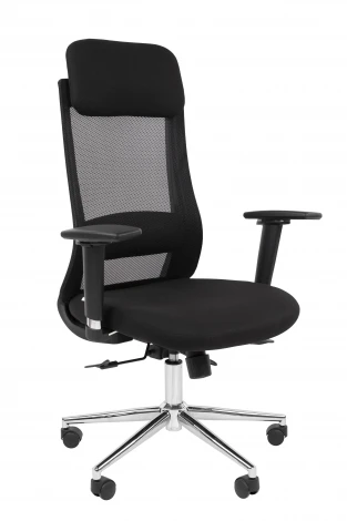 Офисное кресло Chairman 500LUX Россия ткань T черный/TW-01 черный 7210649