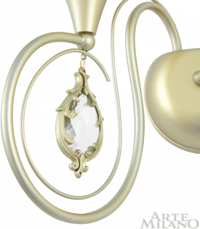 Бра Arte Milano AM349920 349920/2W CG (220V, подвески, подсвечник, свеча)