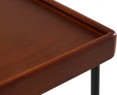 Журнальный стол When ОГОГО Обстановочка! (Массив дерева/Коричневый,Черный) арт.931646