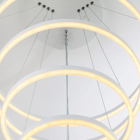 Подвесной светильник светодиодный с пультом с регулировкой цветовой температуры и яркости LED4U LED4U 55000-4 WH