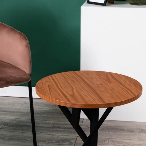 Стол журнальный R-Home Flora R Вишня Локарно