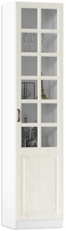 Витрина Mobi Ливерпуль белый / ясень ваниль 357761