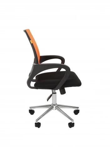 Офисное кресло Chairman 696 Россия TW оранжевый хром new