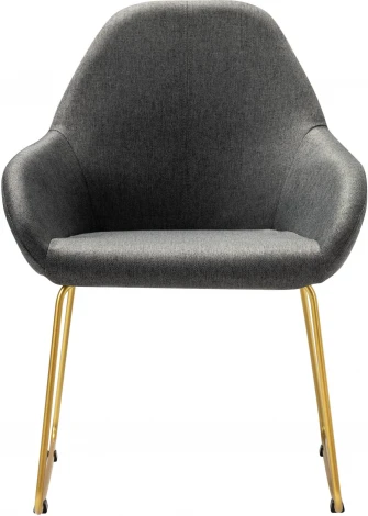 Кресло Kent темно-серый/Линк золото R-Home арт.410119134h_ТмСер_золото_линк