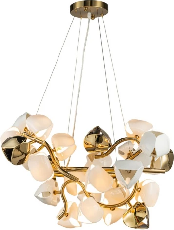 Подвесная люстра Lussole Fayette LSP-8909 (220V, на тросе, цветы)